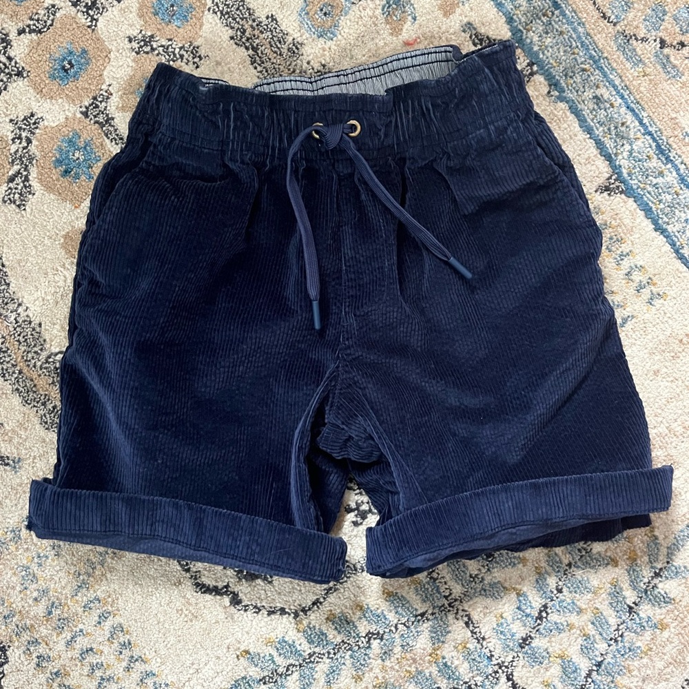 Crewcuts Dark Blue Corduroy Kids Shorts